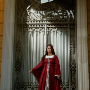 Vestido renacentista de lino “Dafne” | Vestido medieval LARP
