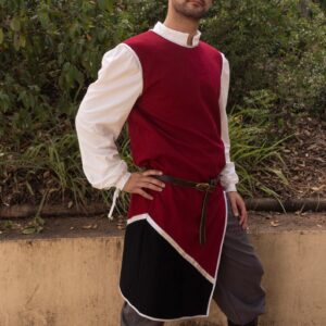 Tabardo medieval sin mangas “Jasón” | Túnica medieval LARP